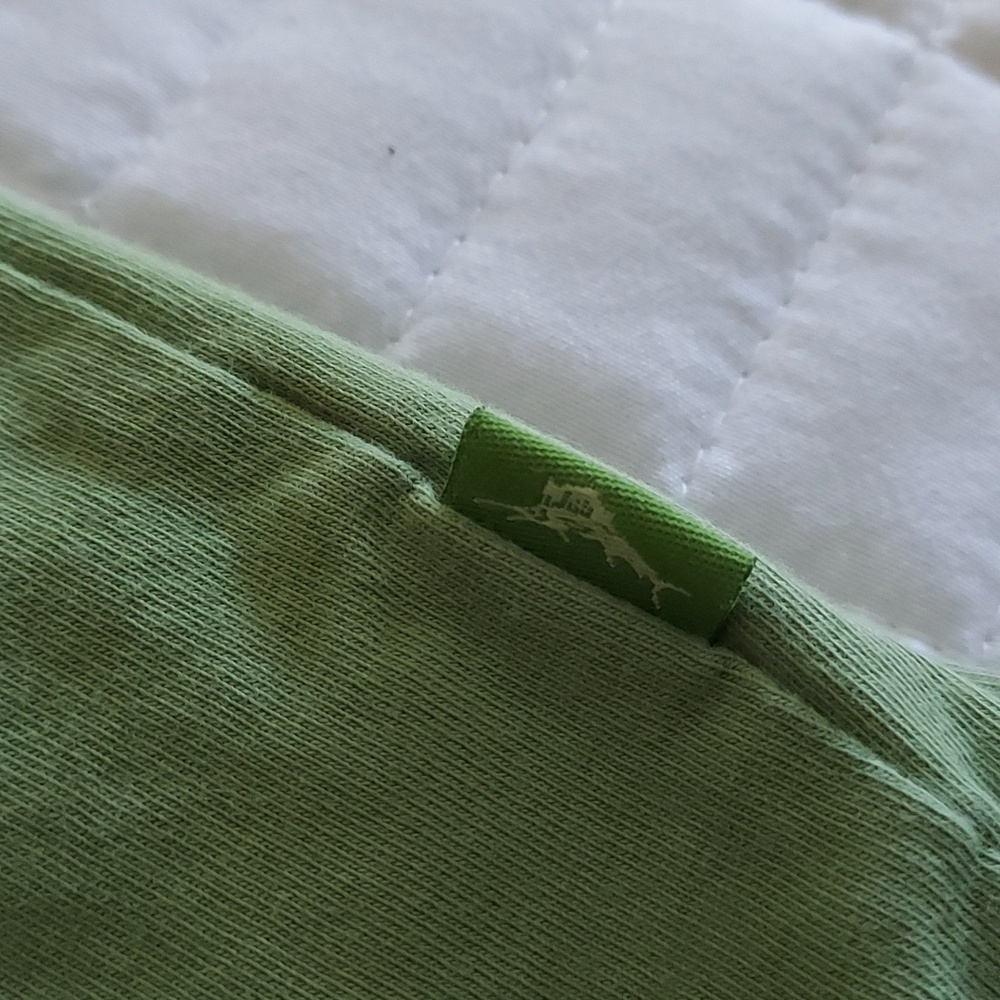 Tommy Bahama Men's Long-Sleeve Crewneck Pocket Shirt - Light Green - Picture 9 of 13